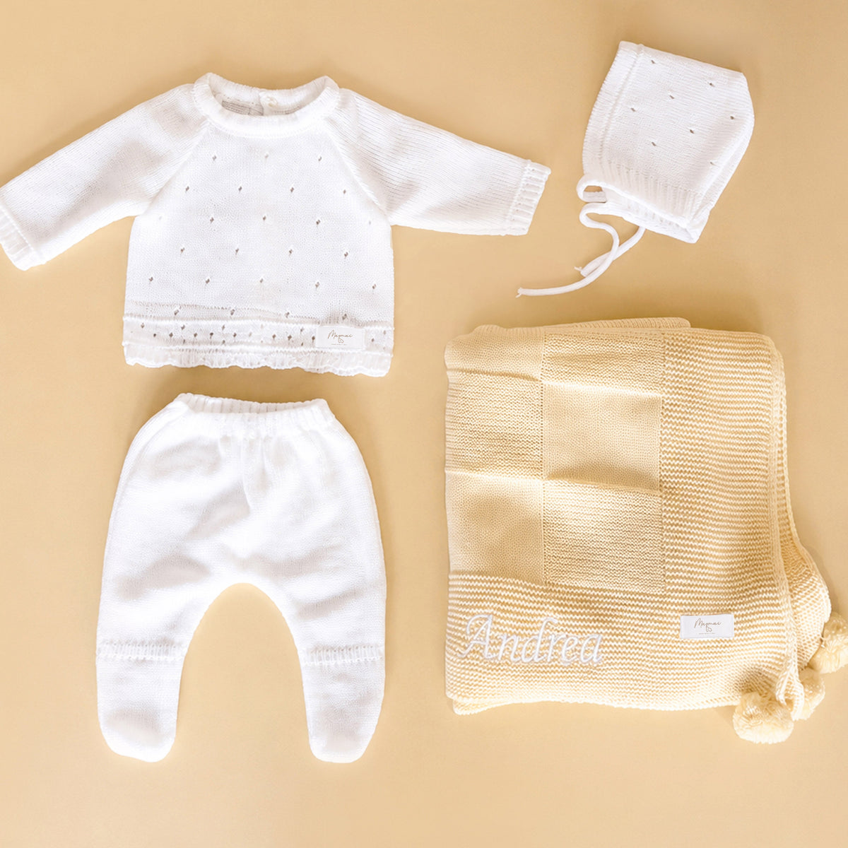 Paquete Euge (cobija cocoi + conjunto + gorrito)